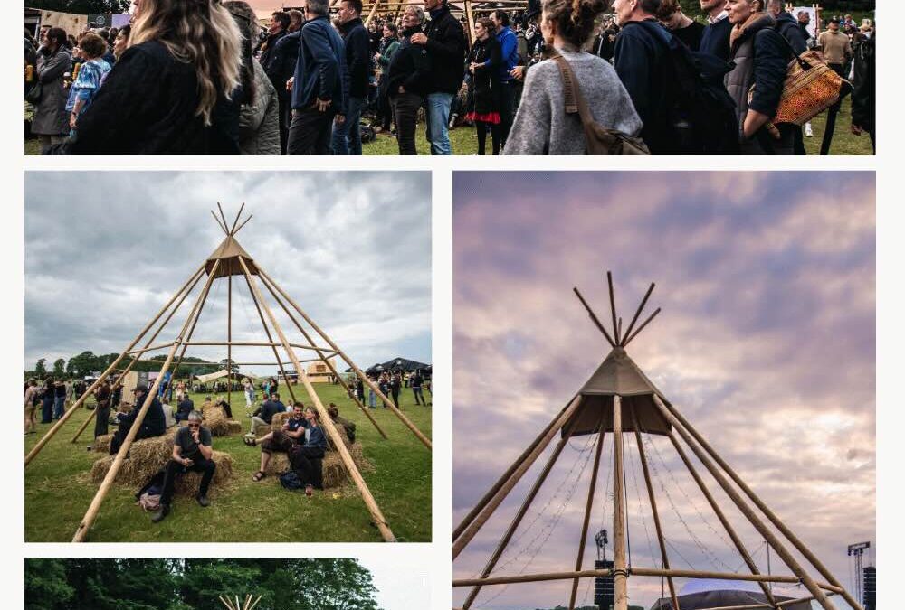 NØGEN TIPI SKABER STEMNING V/ FESTIVAL