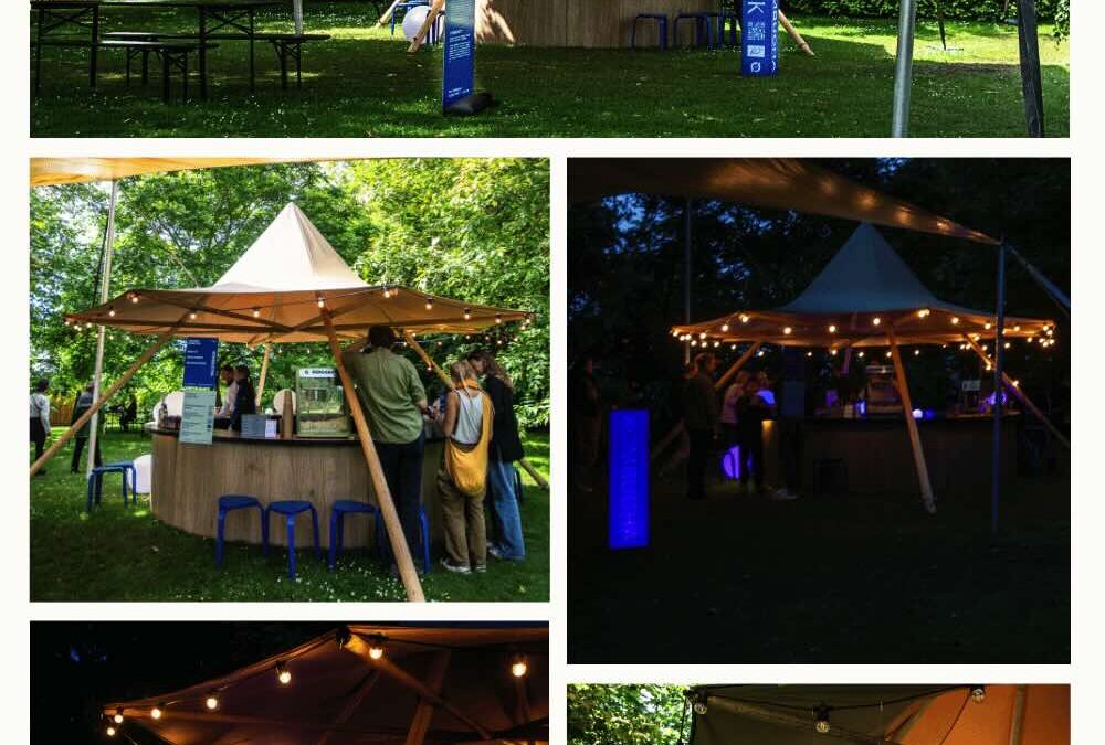 TIPI MED RUNDBAR PÅ FESTIVAL